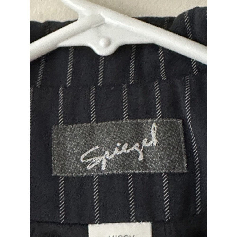 Spiegel Size 8 Blue White Striped Long Sleeve Blazer Jacket Double Breasted - Picture 5 of 10